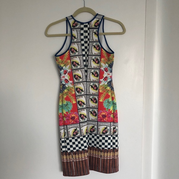 Clover Canyon Havana Cigar Boutique Neoprene Dress - Picture 2 of 4